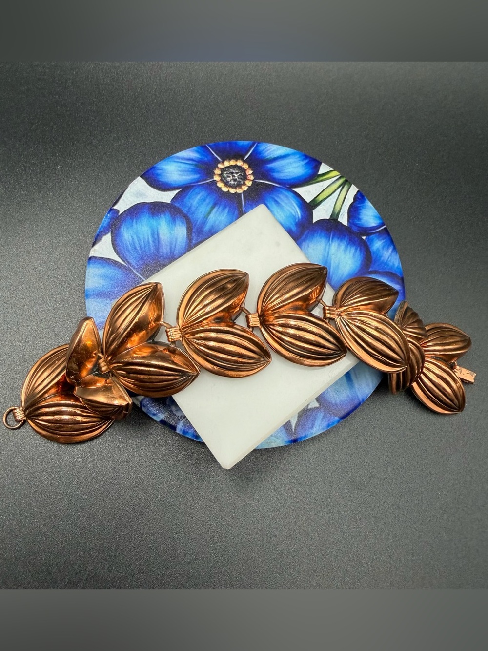 Renoir Copper Bracelet #566 Vintage 7”